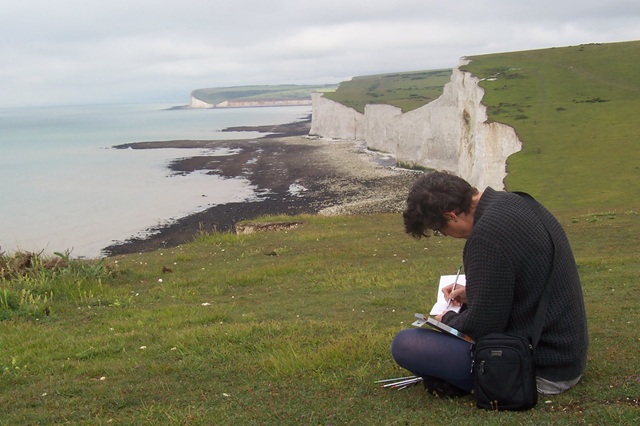 op de Seven Sisters, East Sussex (2012)
